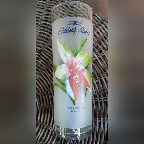 Celebrity Cruise Line Frosted Orchid Glasses #7001 & #7003 - Picture 4 of 6